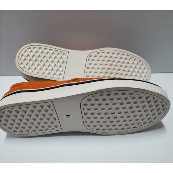 Denver Broncos Slip On Shoes Orange Team Logo Casual Sneakers - Picture 7 of 8